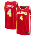 Trusc A.Hawks #4 Kingston Flemings Red 2026 Draft First Round Pick Fast Break Jerseys - Icon Edition