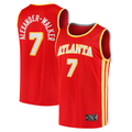 Trusc A.Hawks #7 Nickeil Alexander-Walker Red Fast Break Replica Jerseys - Icon Edition