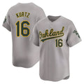 Trusc Athletics #16 Nick Kurtz Player Grey Home Limited Stitched Jerseys
