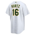 Trusc Athletics #16 Nick Kurtz Player White Home Game Stitched Jerseys