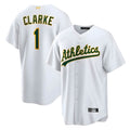 Trusc Athletics #1 Denzel Clarke player White Home 2026 Official Stitched Jersey