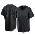 Trusc Athletics #21 Tyler Soderstrom Player Black Replica Pitch Fashion Stitched Jersey