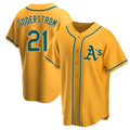 Trusc Athletics #21 Tyler Soderstrom Player Gold Replica Alternate Stitched Jersey