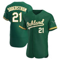 Trusc Athletics #21 Tyler Soderstrom Player Green Authentic Kelly Alternate Stitched Jersey
