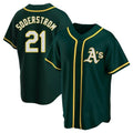 Trusc Athletics #21 Tyler Soderstrom Player Green Replica Alternate Stitched Jersey