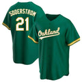 Trusc Athletics #21 Tyler Soderstrom Player Green Replica Kelly Alternate Stitched Jersey