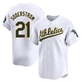 Trusc Athletics #21 Tyler Soderstrom Player White Limited Home Stitched Jersey