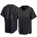 Trusc Athletics #22 Jeff McNeil player Black Replica Pitch Fashion Stitched Jersey