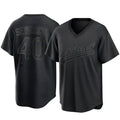Trusc Athletics #40 Luis Severino player Black Replica Pitch Fashion Stitched Jersey
