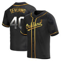 Trusc Athletics #40 Luis Severino player Gold Replica Black en Alternate Stitched Jersey
