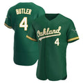 Trusc Athletics #4 Lawrence Butler player Green Authentic Kelly Alternate Stitched Jersey