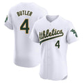 Trusc Athletics #4 Lawrence Butler player White Elite Home Stitched Jersey