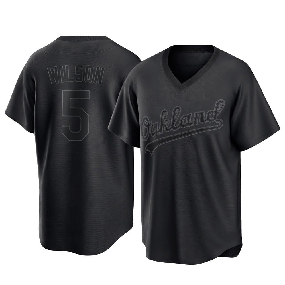 Trusc Athletics #5 Jacob Wilson Black Replica Pitch Fashion T shirt Stitched Jersey