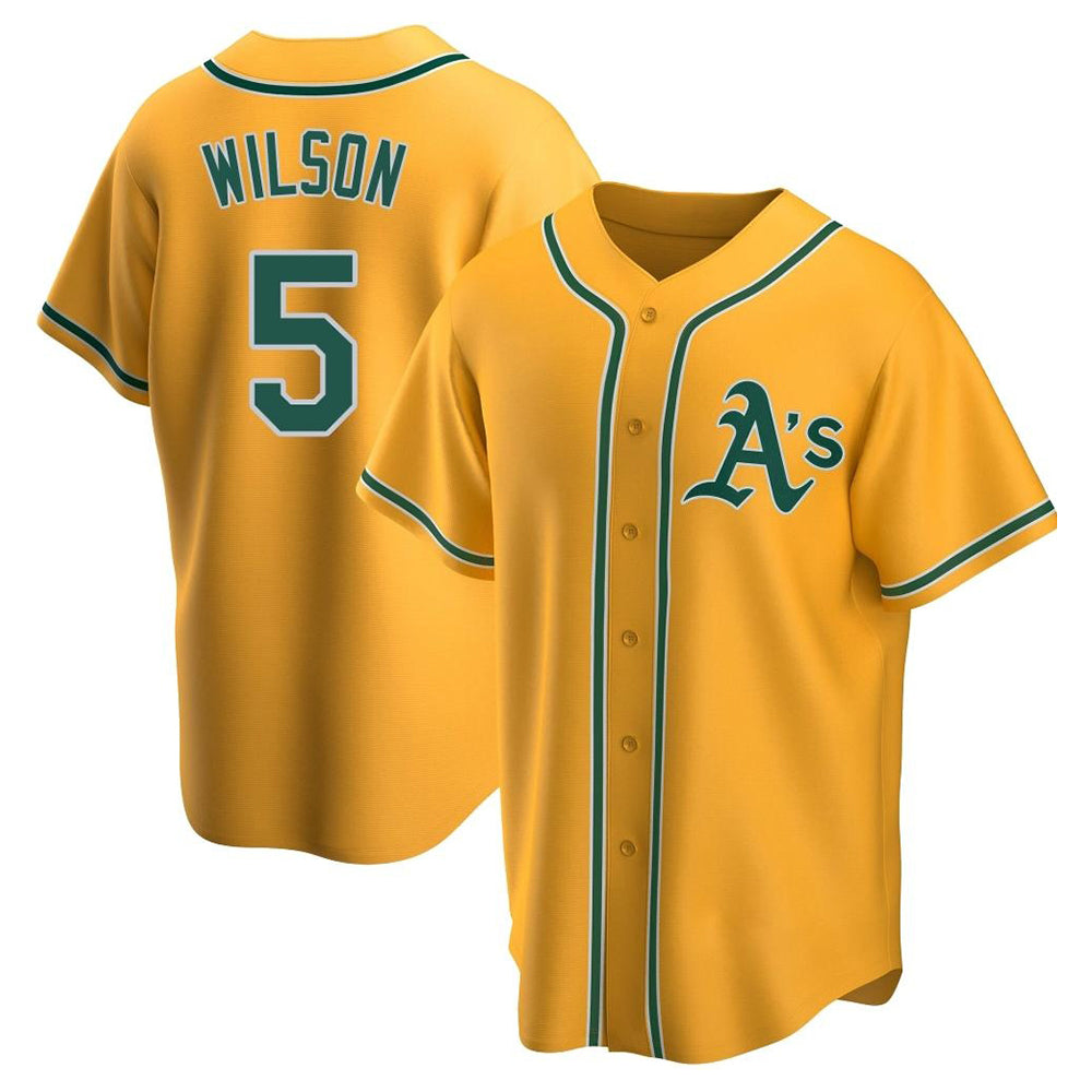 Trusc Athletics #5 Jacob Wilson Gold Replica Alternate Stitched Jersey