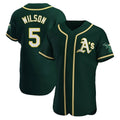 Trusc Athletics #5 Jacob Wilson Green Authentic Alternate Stitched Jersey