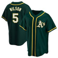 Trusc Athletics #5 Jacob Wilson Green Replica Alternate Stitched Jersey