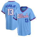 Trusc A.Braves #13 Ronald Acuna Jr. Powder Blue 2026 City Connect Stadium Stitched Personalized Jersey