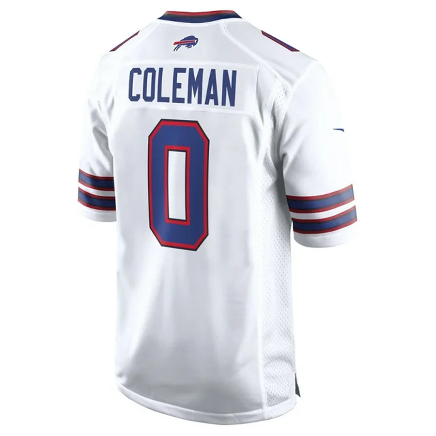 Trusc B.Bills #0 Keon Coleman Player White Home Game Stitched Jerseys