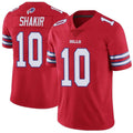 Trusc B.Bills #10 Khalil Shakir Player Vapor F.U.S.E. Limited Red Stitched Jerseys