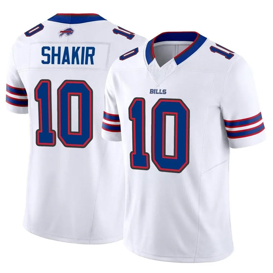 Trusc B.Bills #10 Khalil Shakir Player Vapor F.U.S.E. Limited White  Stitched Jerseys