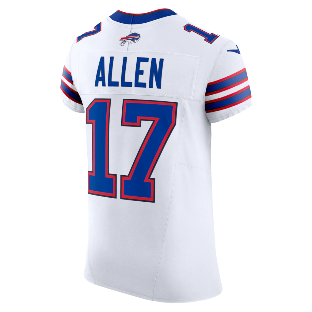 Trusc B.Bills #17 Josh Allen White Vapor F.U.S.E. Elite Stitched Jerseys