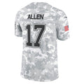 Trusc B.Bills #17 Josh Allen Player Arctic Camo Salute to Service Limited Stitched Jerseys