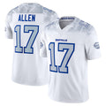 Trusc B.Bills #17 Josh Allen Player White Rivalries Collection Vapor Limited Stitched Jersey