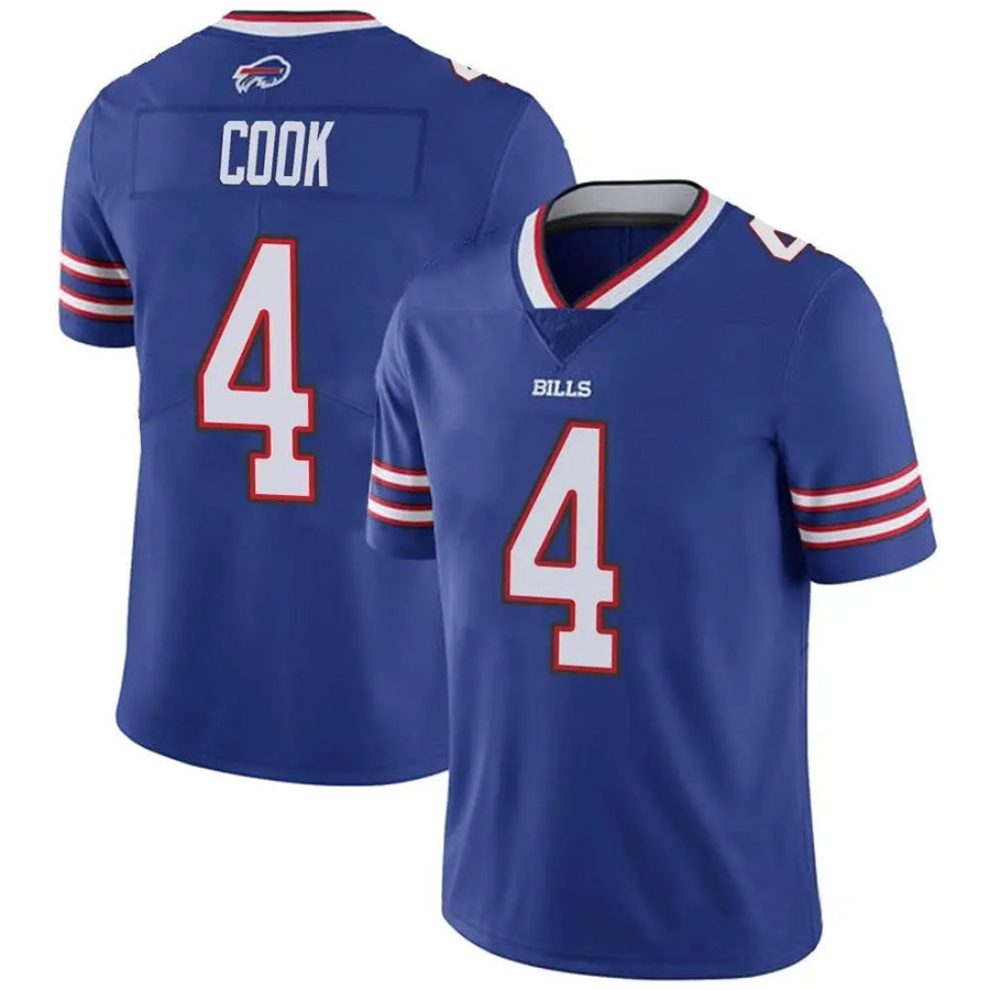 Trusc B.Bills #4 James Cook Player Royal Vapor F.U.S.E. Limited  Stitched Jerseys