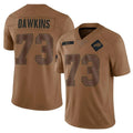 Trusc B.Bills #73 Dion Dawkins Player Brown Salute To Service Limited  Stitched Jerseys