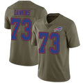 Trusc B.Bills #73 Dion Dawkins Player Olive Salute To Service Limited  Stitched Jerseys