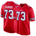 Trusc B.Bills #73 Dion Dawkins Player Red Home Game Stitched Jerseys