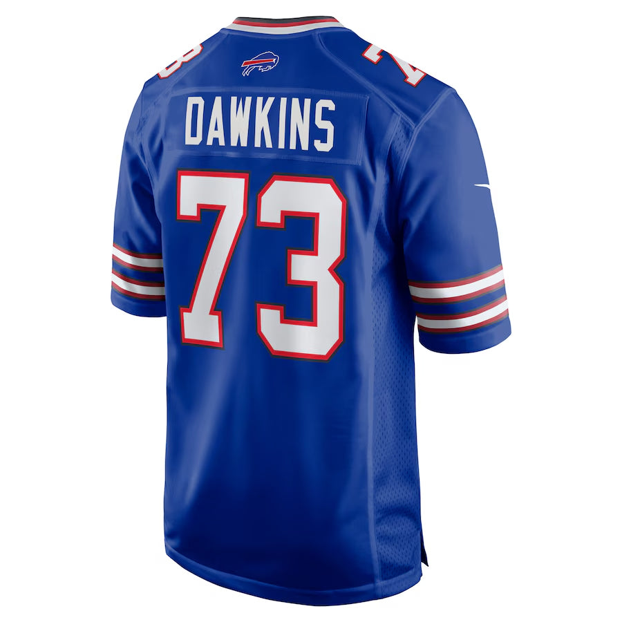Trusc B.Bills #73 Dion Dawkins Player Royal Home Game  Stitched Jerseys