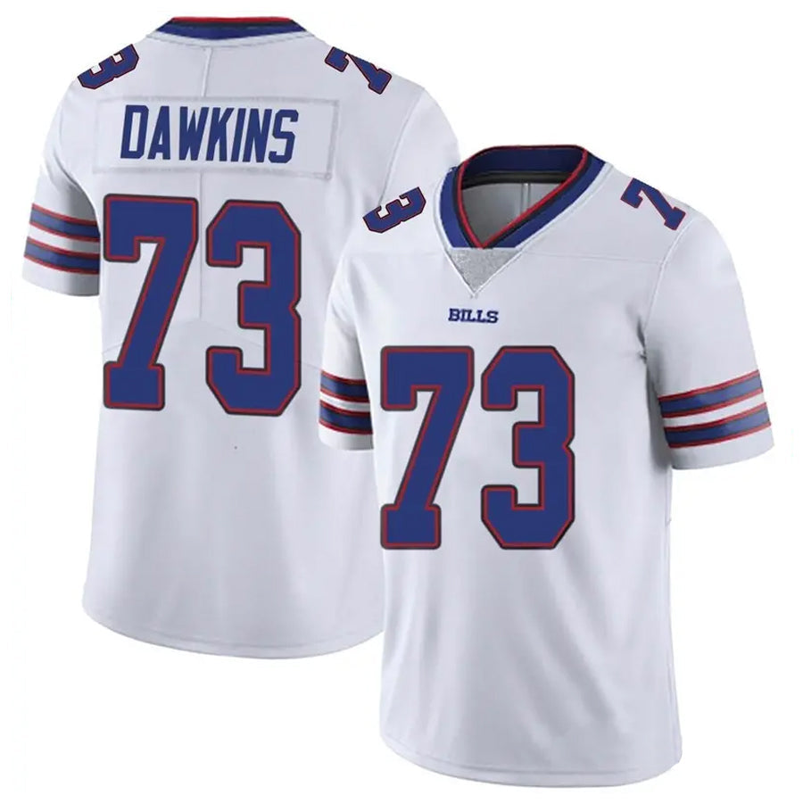Trusc B.Bills #73 Dion Dawkins Player Vapor F.U.S.E. Limited White  Stitched Jerseys