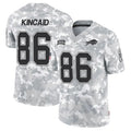 Trusc B.Bills B.Bills #86 Dalton Kincaid Player Arctic Camo Salute to Service Limited Stitched Jerseys