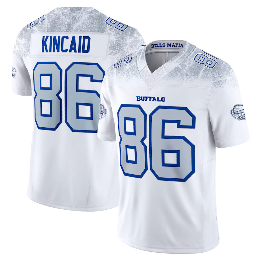 Trusc B.Bills #86 Dalton Kincaid Player White Rivalries Collection Vapor Limited Stitched Jerseys