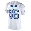 Trusc B.Bills #86 Dalton Kincaid Player White Rivalries Collection Vapor Limited  Stitched Jerseys