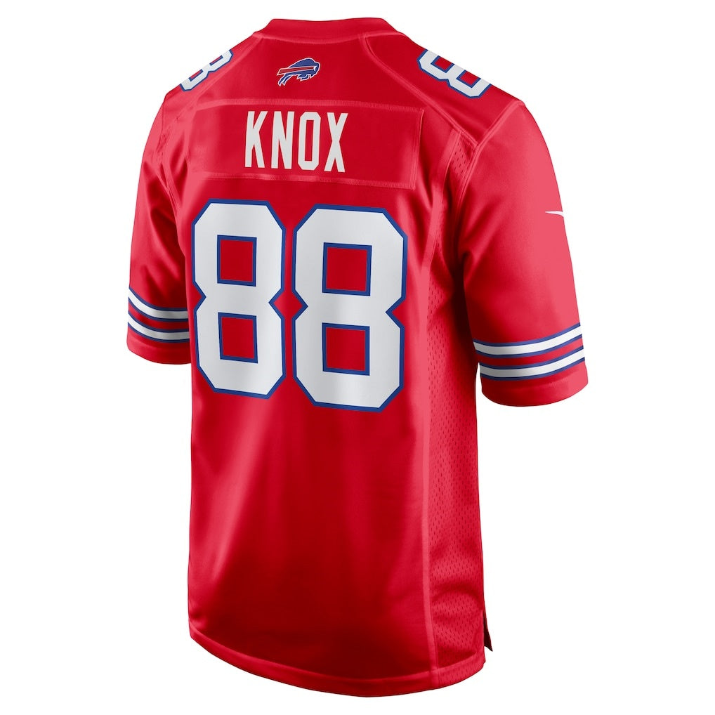 Trusc B.Bills #88 Dawson Knox Red Alternate Game Stitched Jerseys