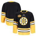 Trusc B.Bruins Black 100th Anniversary Authentic Pro Stitched Jerseys