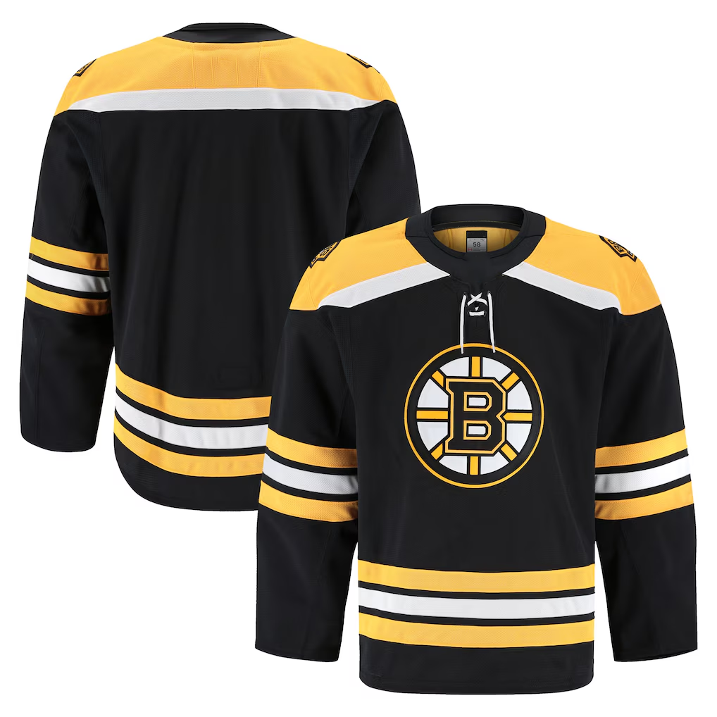 Trusc B.Bruins Black Home Authentic Pro Stitched Jerseys