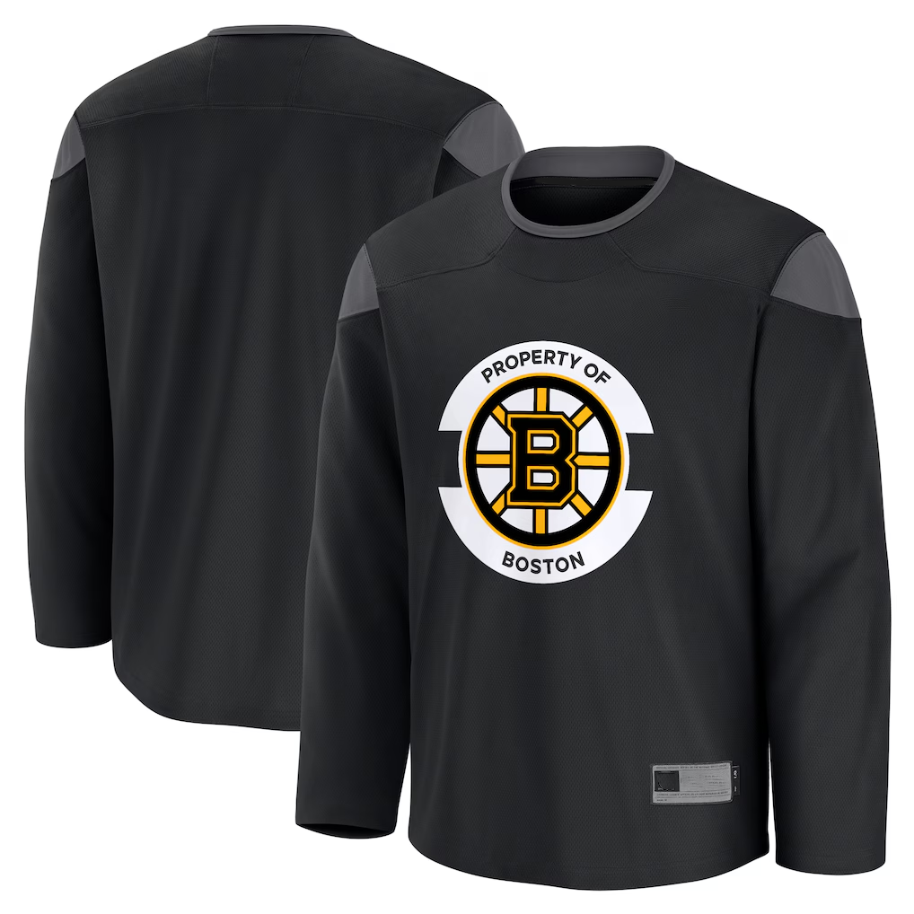 Trusc B.Bruins Black Practice Stitched Jerseys