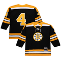 Trusc B.Bruins #4 Bobby Orr Mitchell & Ness Black Big & Tall 197172 Blue Line 2.0 Stitched Jerseys