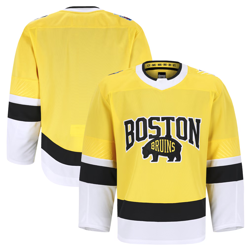 Trusc B.Bruins Gold 2026 Stadium Series Authentic Pro Stitched Jerseys