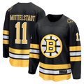 Trusc B.Bruins #11 Casey Mittelstadt Black Home Breakaway Player Stitched Jerseys