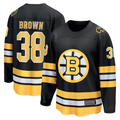 Trusc B.Bruins #38 Patrick Brown Black Home Breakaway Player Stitched Jerseys