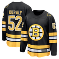 Trusc B.Bruins #52 Sean Kuraly Black Home Breakaway Player Stitched Jerseys