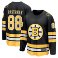 Trusc B.Bruins #88 David Pastrnak Black Home Breakaway Player Stitched Jerseys