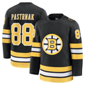 Trusc B.Bruins #88 David Pastrnak Black Home Premium Player Stitched Jerseys