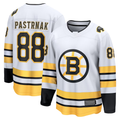 Trusc B.Bruins #88 David Pastrnak White Away Breakaway Player Stitched Jerseys