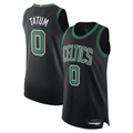 Trusc B.Celtics #0 Jayson Tatum Black Authentic Player Jerseys - Statement Edition