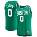 Trusc B.Celtics #0 Jayson Tatum  Kelly Green Fast Break Replica Jerseys - Icon Edition